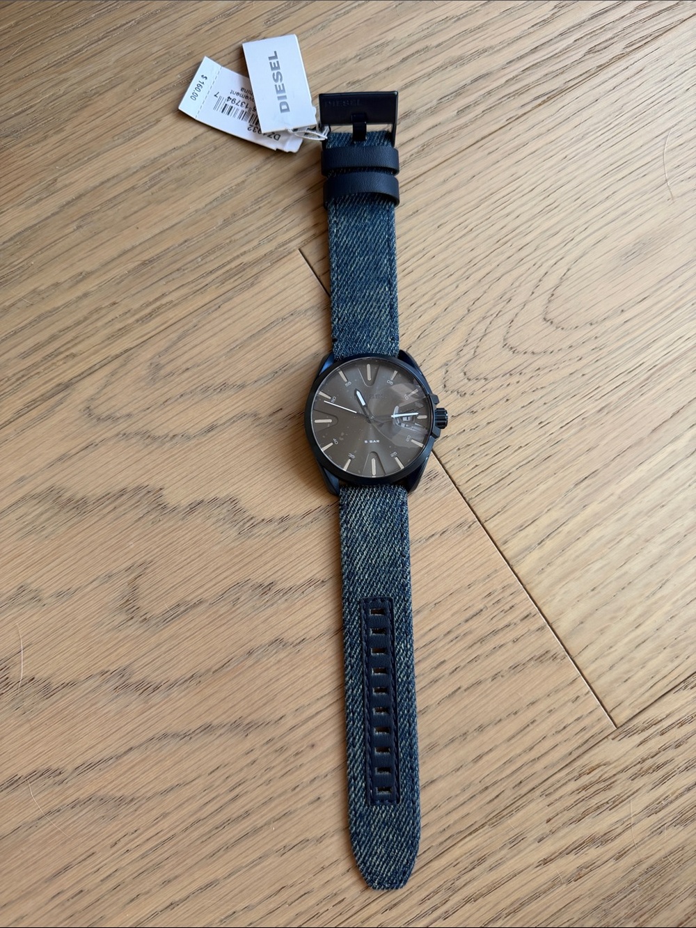 Men’s diesel watch denim